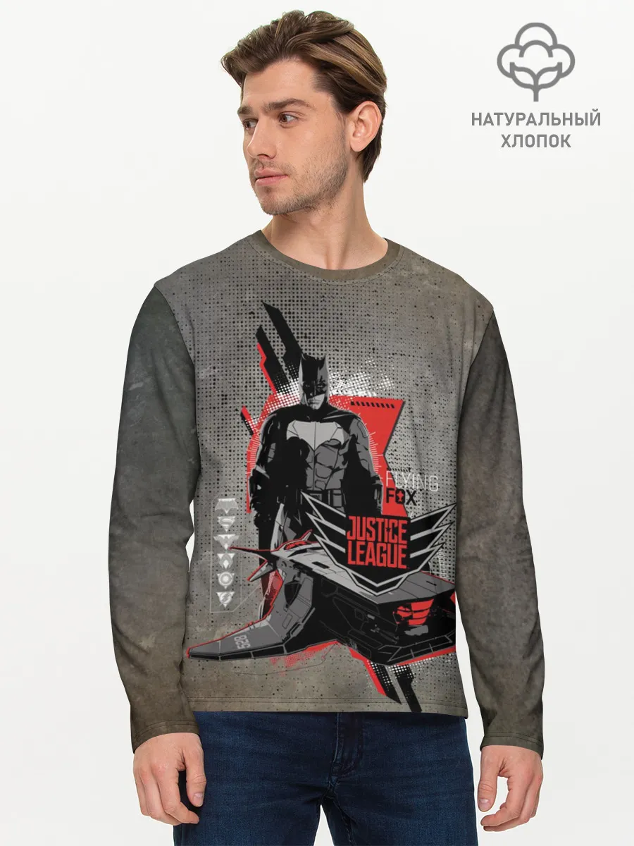 Мужской лонгслив базовый / Batman