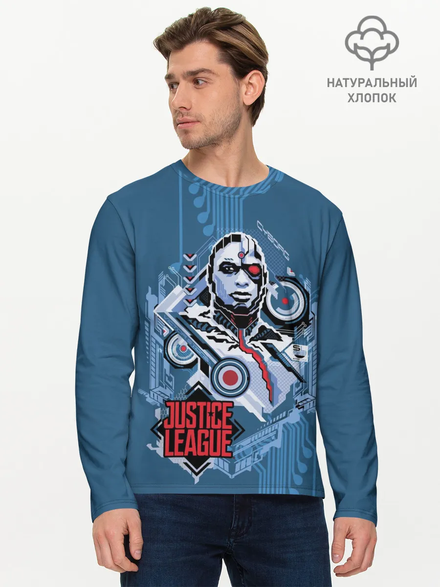 Мужской лонгслив базовый / Cyborg