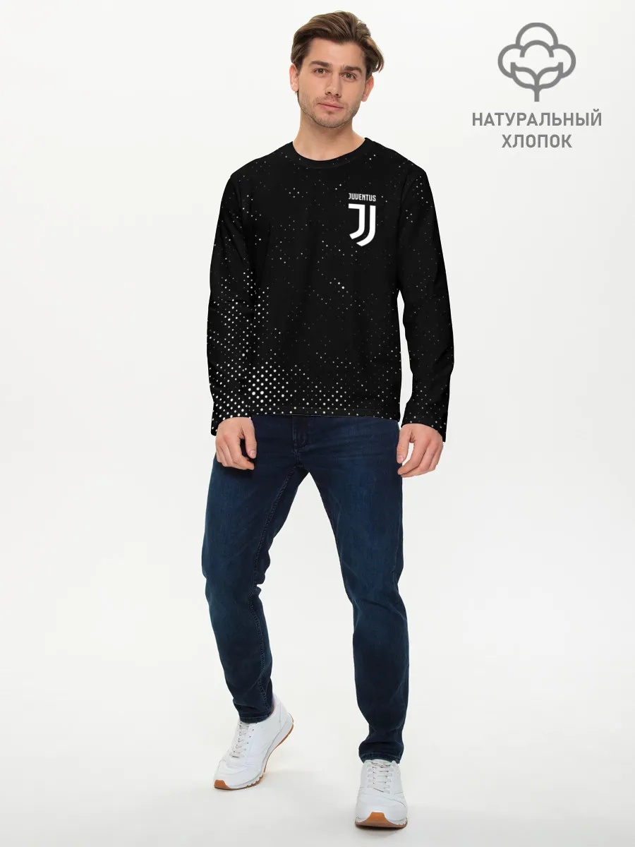 Мужской лонгслив базовый / JUVENTUS / ЮВЕНТУС