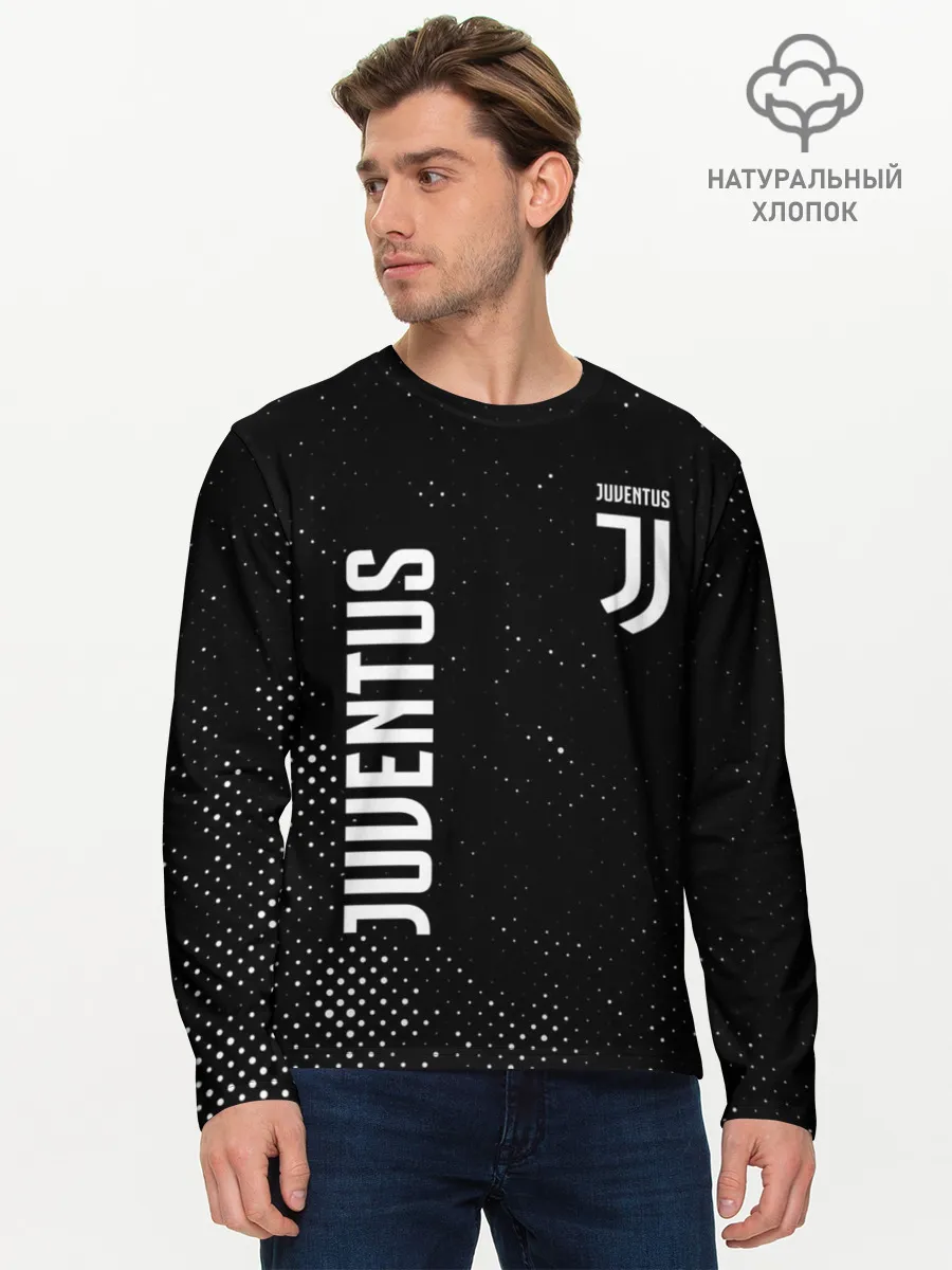 Мужской лонгслив базовый / JUVENTUS / ЮВЕНТУС