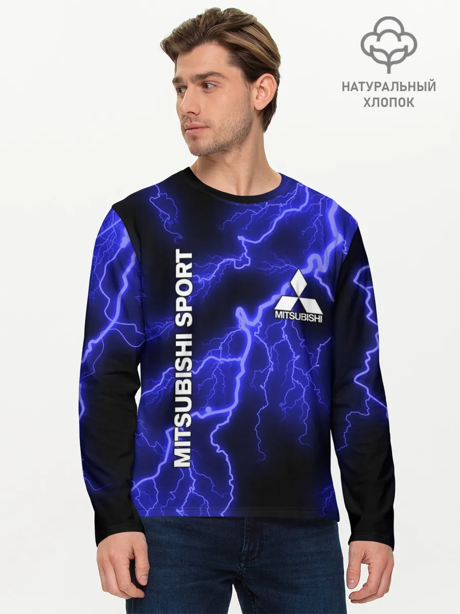 Мужской лонгслив базовый / MITSUBISHI