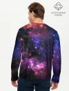 Мужской лонгслив базовый / Космическое небо