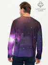 Мужской лонгслив базовый / Космические туманности