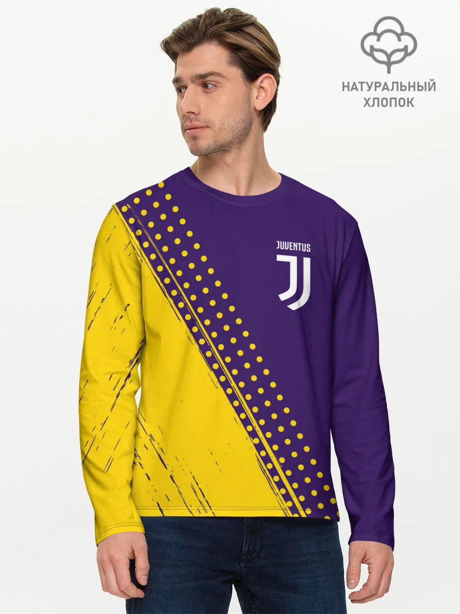 Мужской лонгслив базовый / JUVENTUS / ЮВЕНТУС