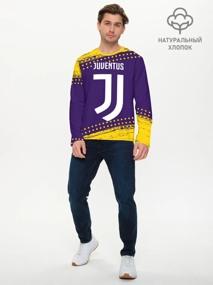 Мужской лонгслив базовый / JUVENTUS / ЮВЕНТУС