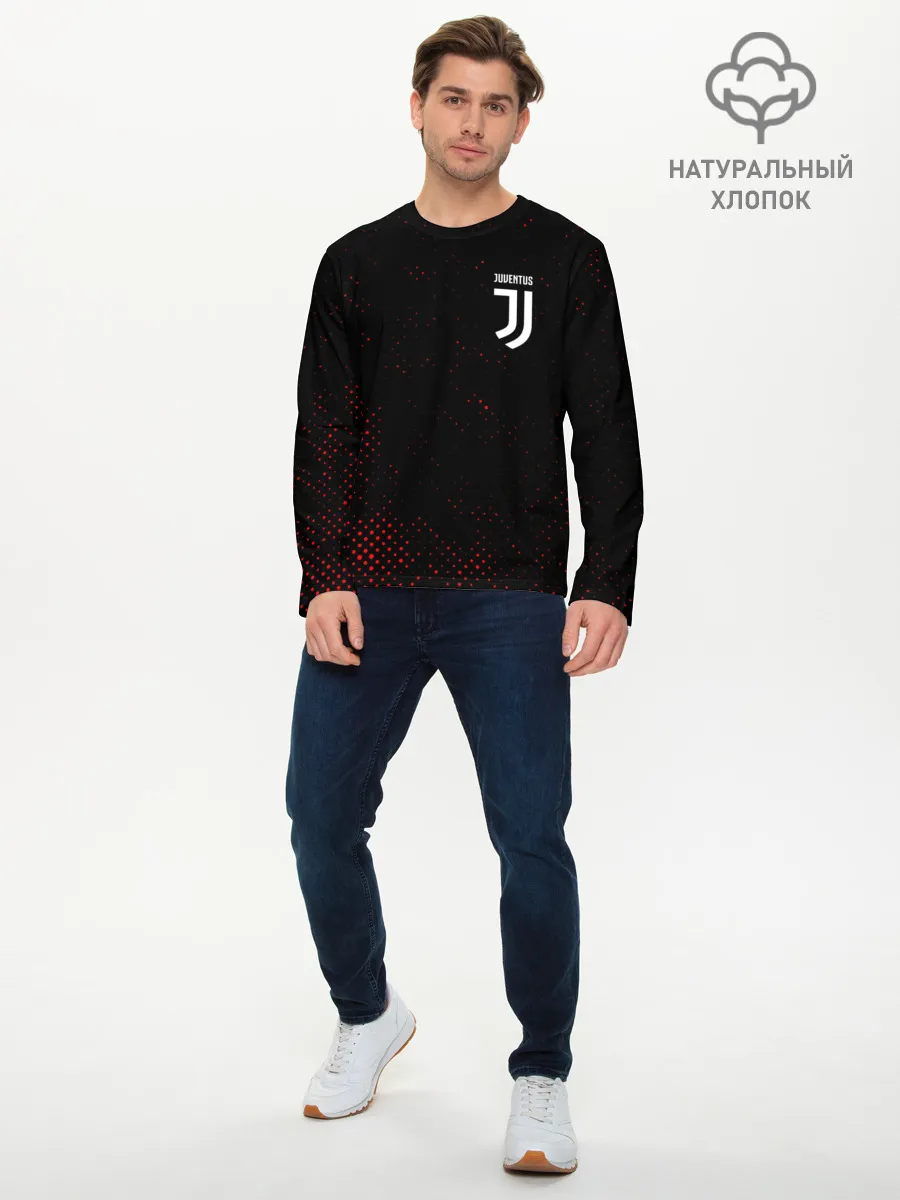 Мужской лонгслив базовый / JUVENTUS / ЮВЕНТУС