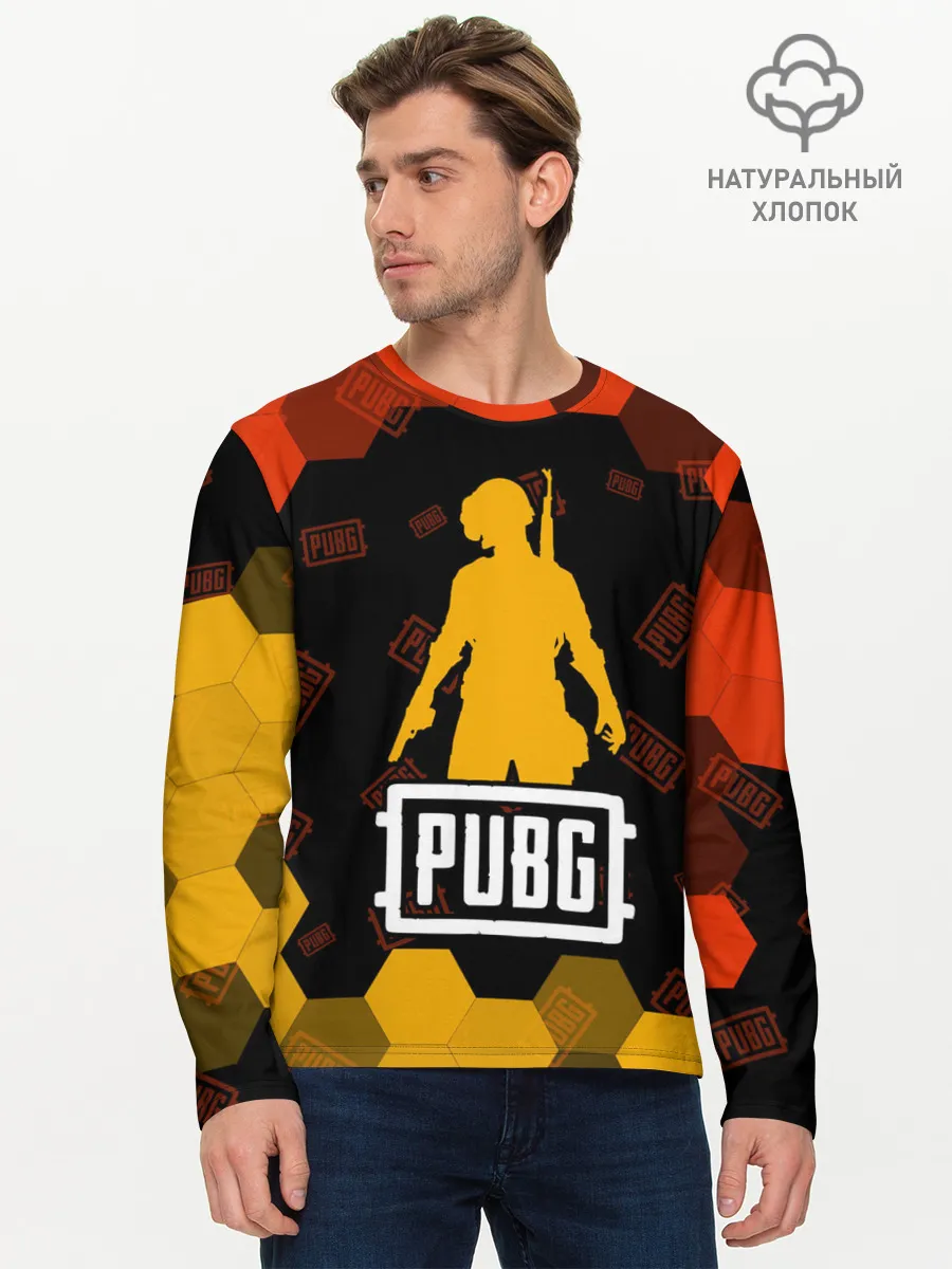 Мужской лонгслив базовый / PUBG / ПАБГ