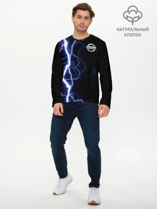 Мужской лонгслив базовый / NISSAN