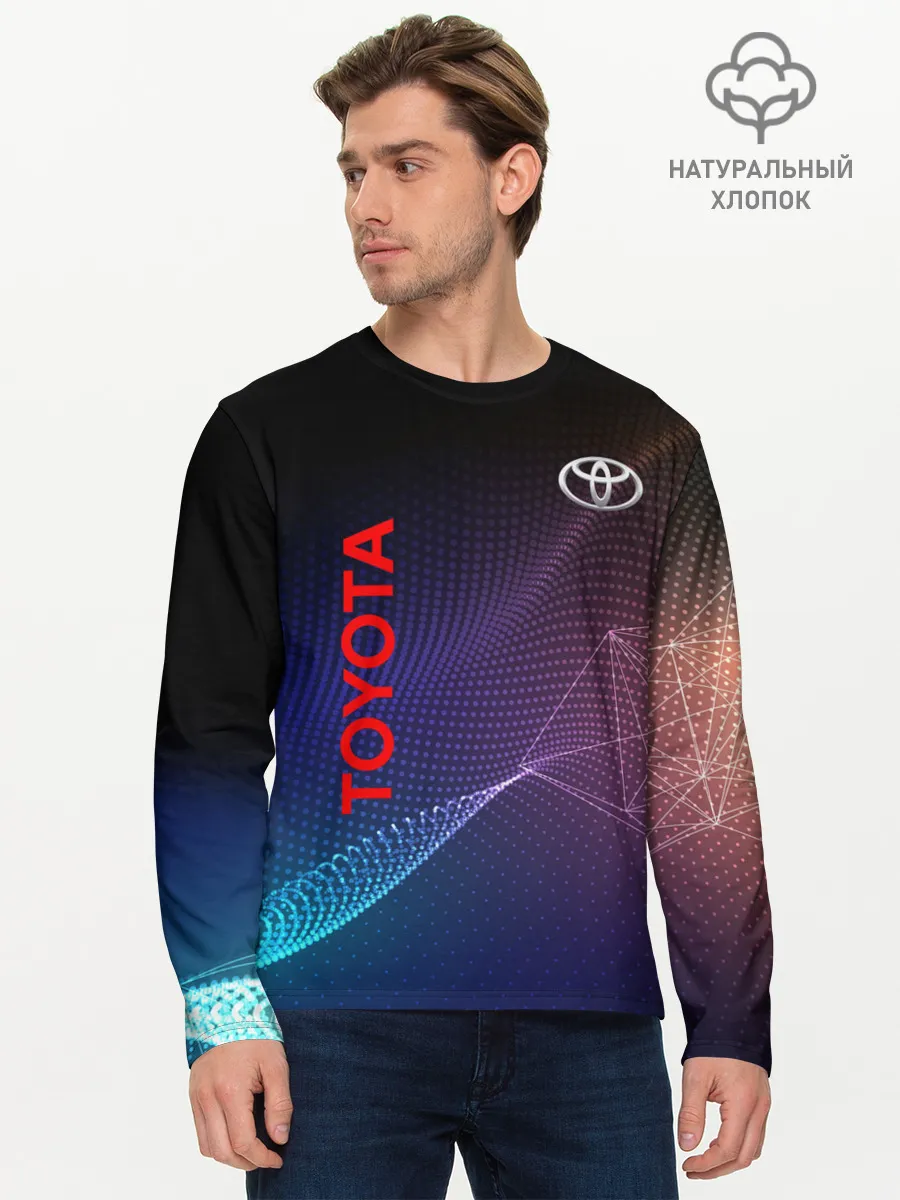 Мужской лонгслив базовый / TOYOTA