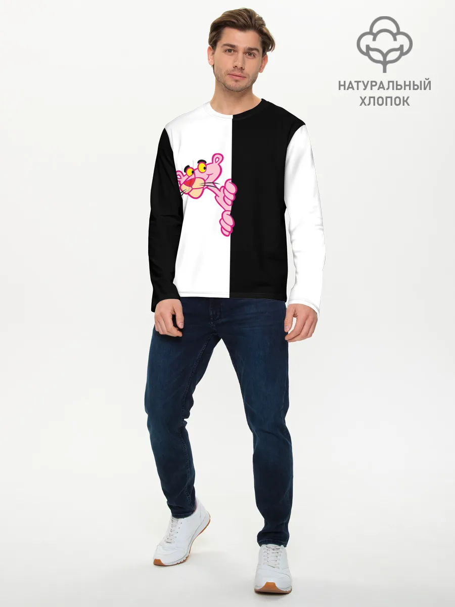 Мужской лонгслив базовый / Пантера