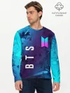 Мужской лонгслив базовый / BTS / БТС