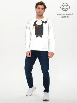 Мужской лонгслив базовый / Я - судья