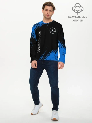 Мужской лонгслив базовый / MERCEDES / МЕРСЕДЕС