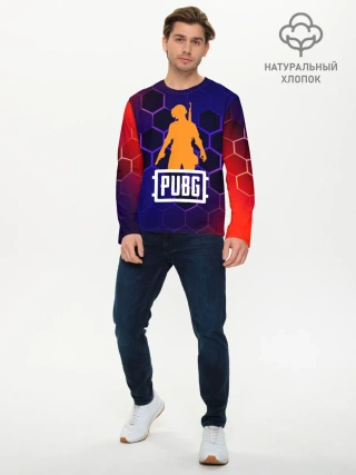 Мужской лонгслив базовый / PUBG / ПАБГ