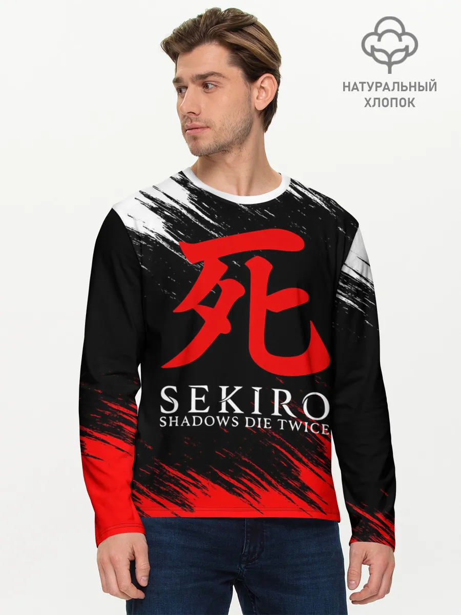 Мужской лонгслив базовый / Sekiro: Shadows Die Twice 12