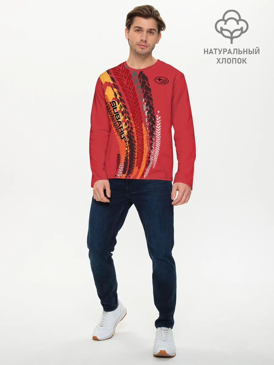 Мужской лонгслив базовый / SUBARU