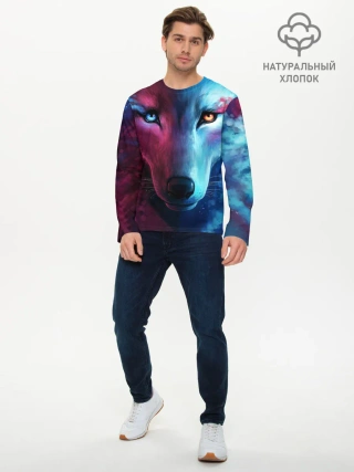 Мужской лонгслив базовый / ВЗГЛЯД ВОЛКА