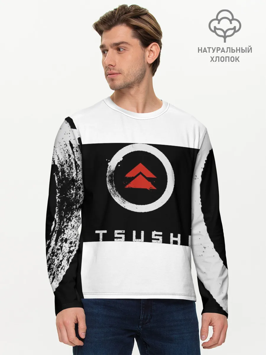 Мужской лонгслив базовый / Ghost of Tsushima