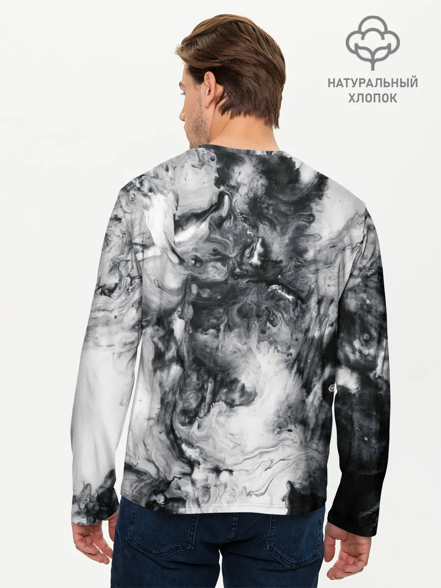 Мужской лонгслив базовый / МРАМОР