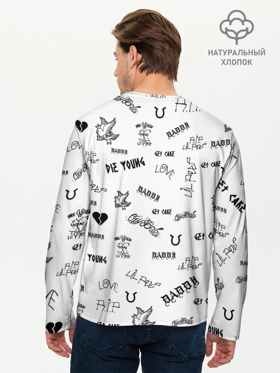 Мужской лонгслив базовый / Lil Peep