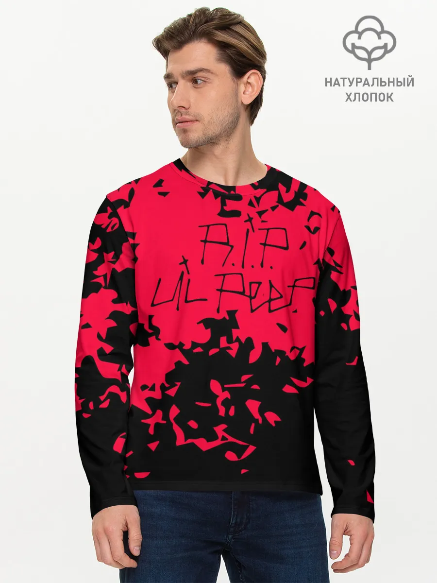 Мужской лонгслив базовый / Lil Peep