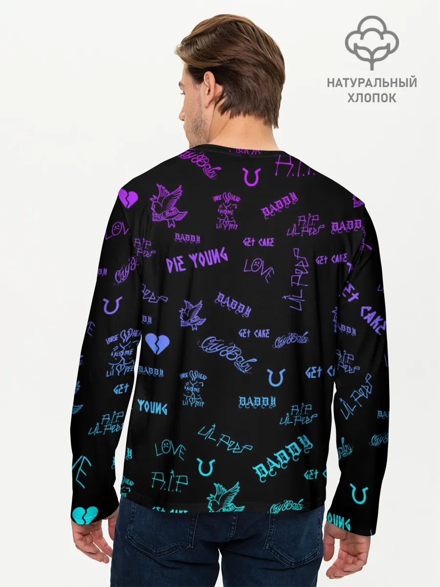 Мужской лонгслив базовый / Lil Peep