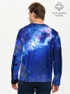Мужской лонгслив базовый / Ночное Небо