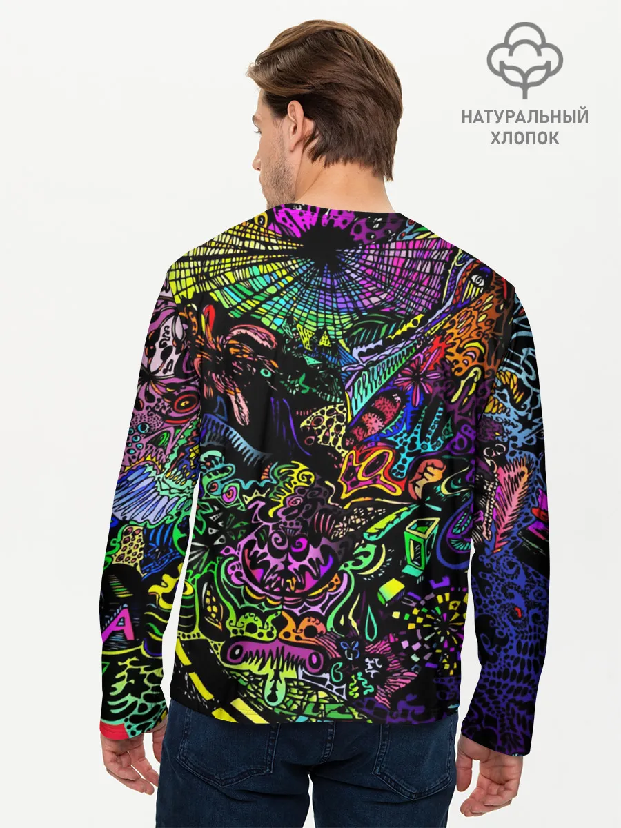 Мужской лонгслив базовый / PSYHODELIC