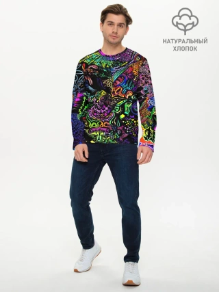 Мужской лонгслив базовый / PSYHODELIC