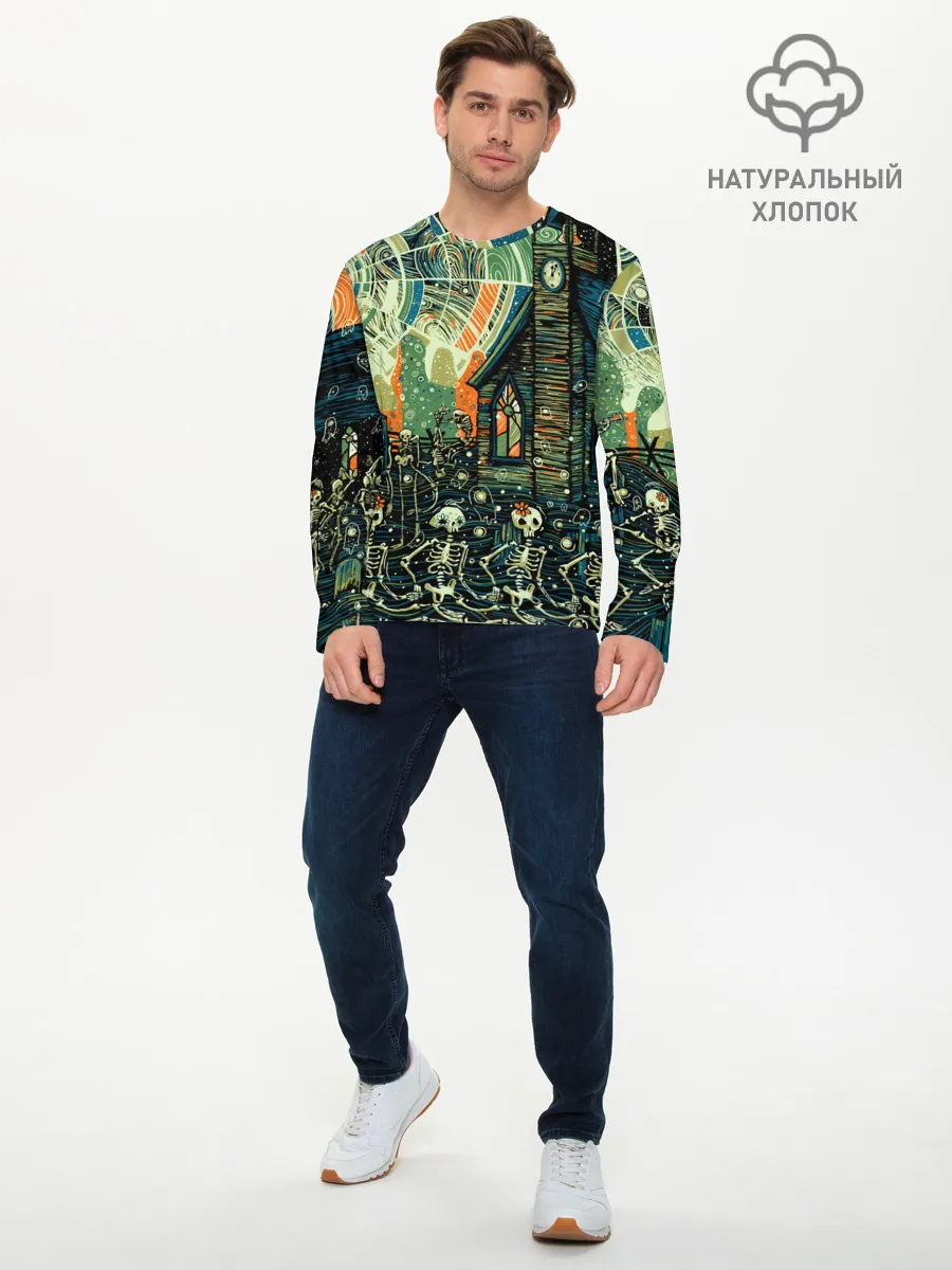 Мужской лонгслив базовый / СОВРЕМЕННЫЙ МИР