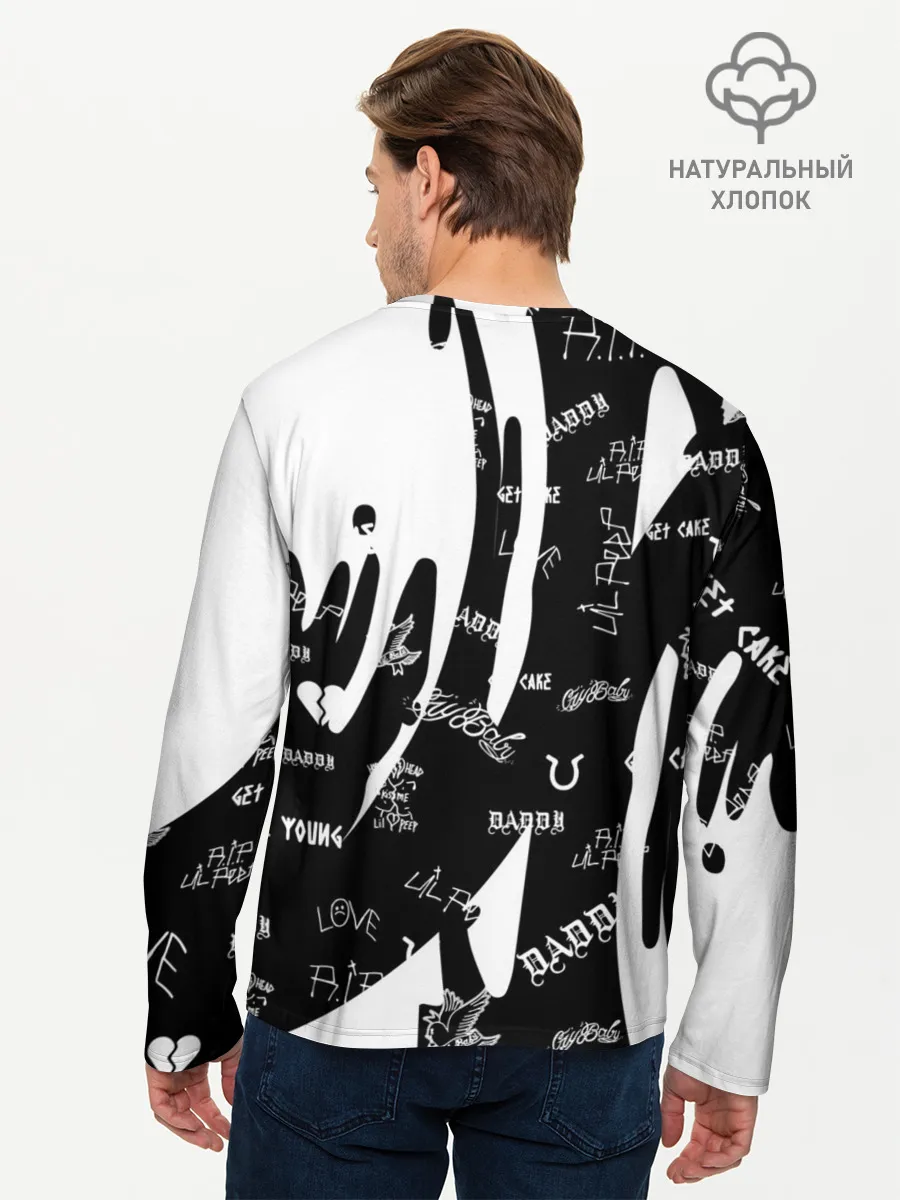 Мужской лонгслив базовый / Lil Peep