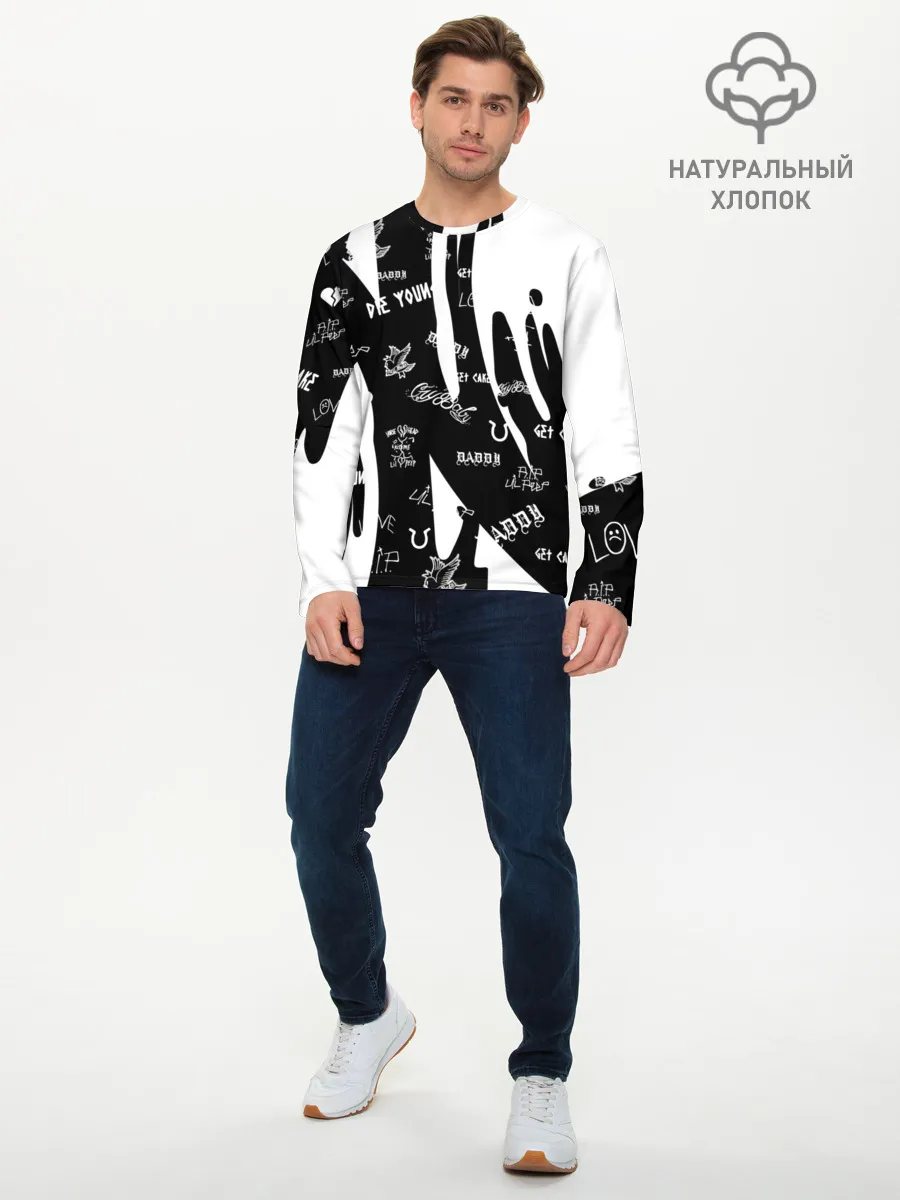 Мужской лонгслив базовый / Lil Peep