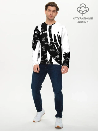 Мужской лонгслив базовый / Lil Peep