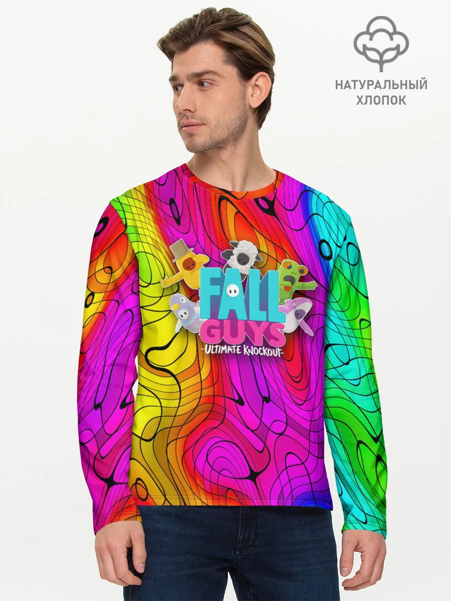 Мужской лонгслив базовый / Fall Guys
