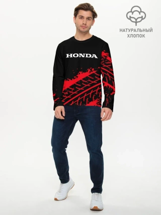 Мужской лонгслив базовый / HONDA / ХОНДА