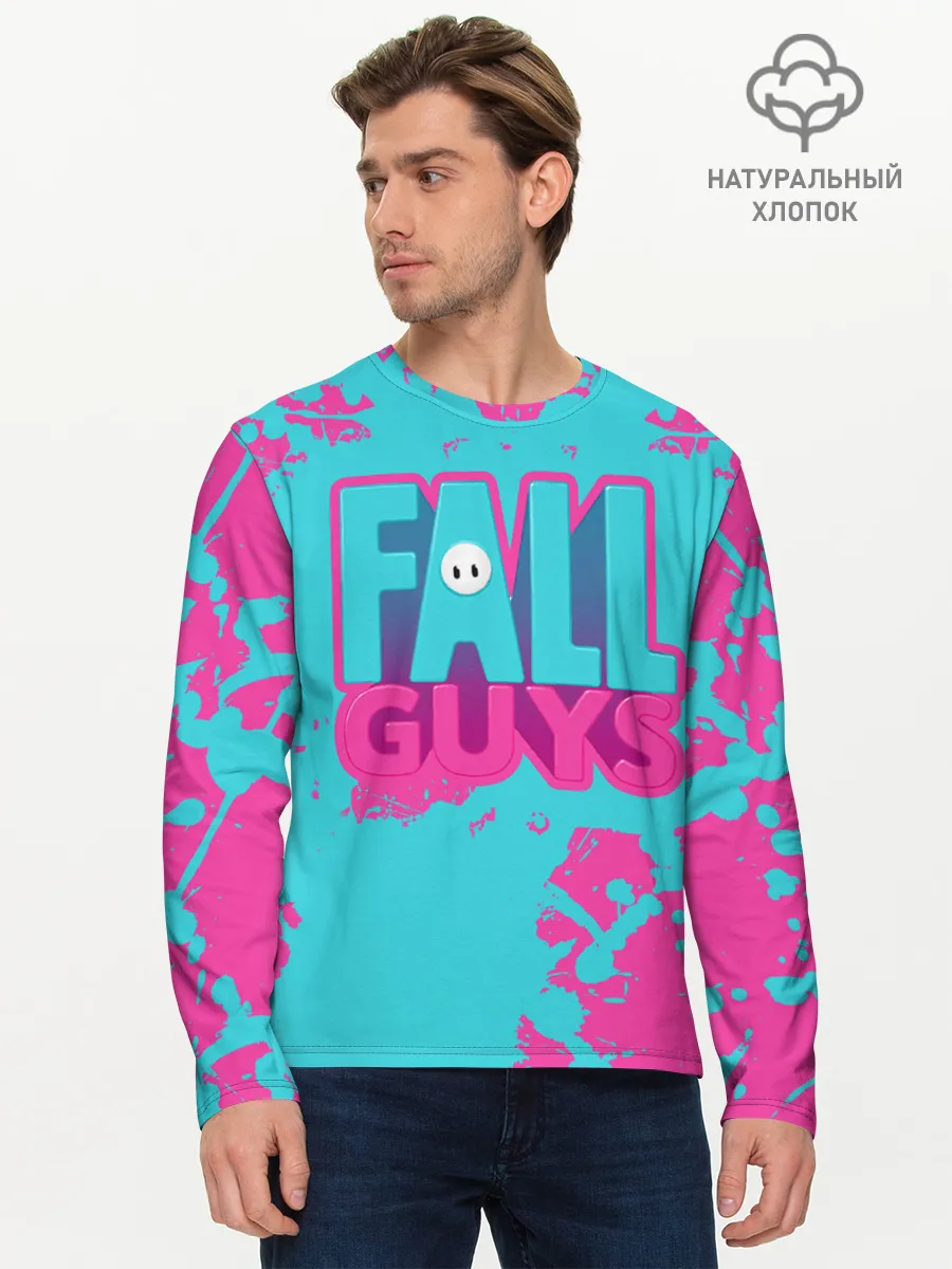 Мужской лонгслив базовый / Fall Guys: Ultimate Knockout
