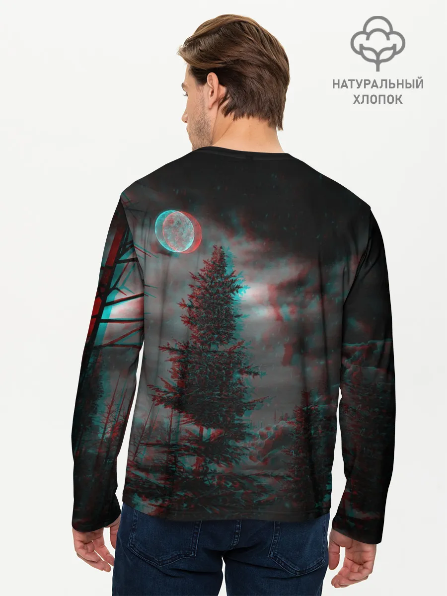 Мужской лонгслив базовый / Siren Head Horror