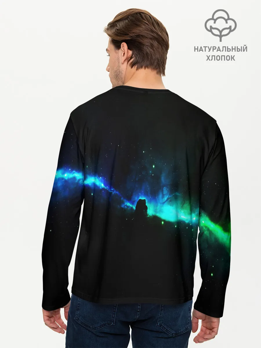 Мужской лонгслив базовый / DEEP SPACE