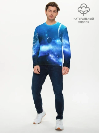 Мужской лонгслив базовый / КОСМОС
