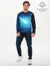 Мужской лонгслив базовый / Комета