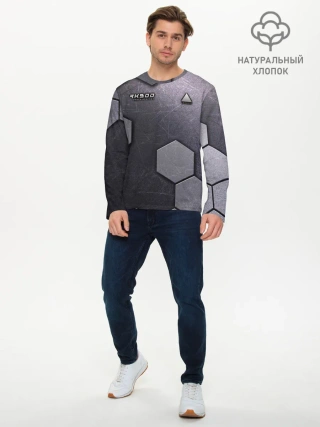 Мужской лонгслив базовый / Android RK900