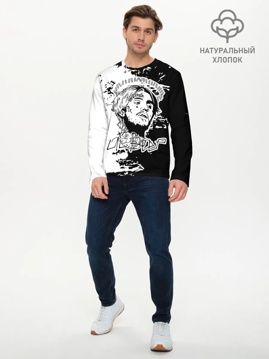 Мужской лонгслив базовый / Lil Peep