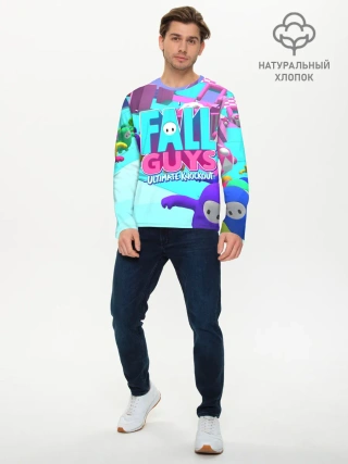 Мужской лонгслив базовый / Fall Guys