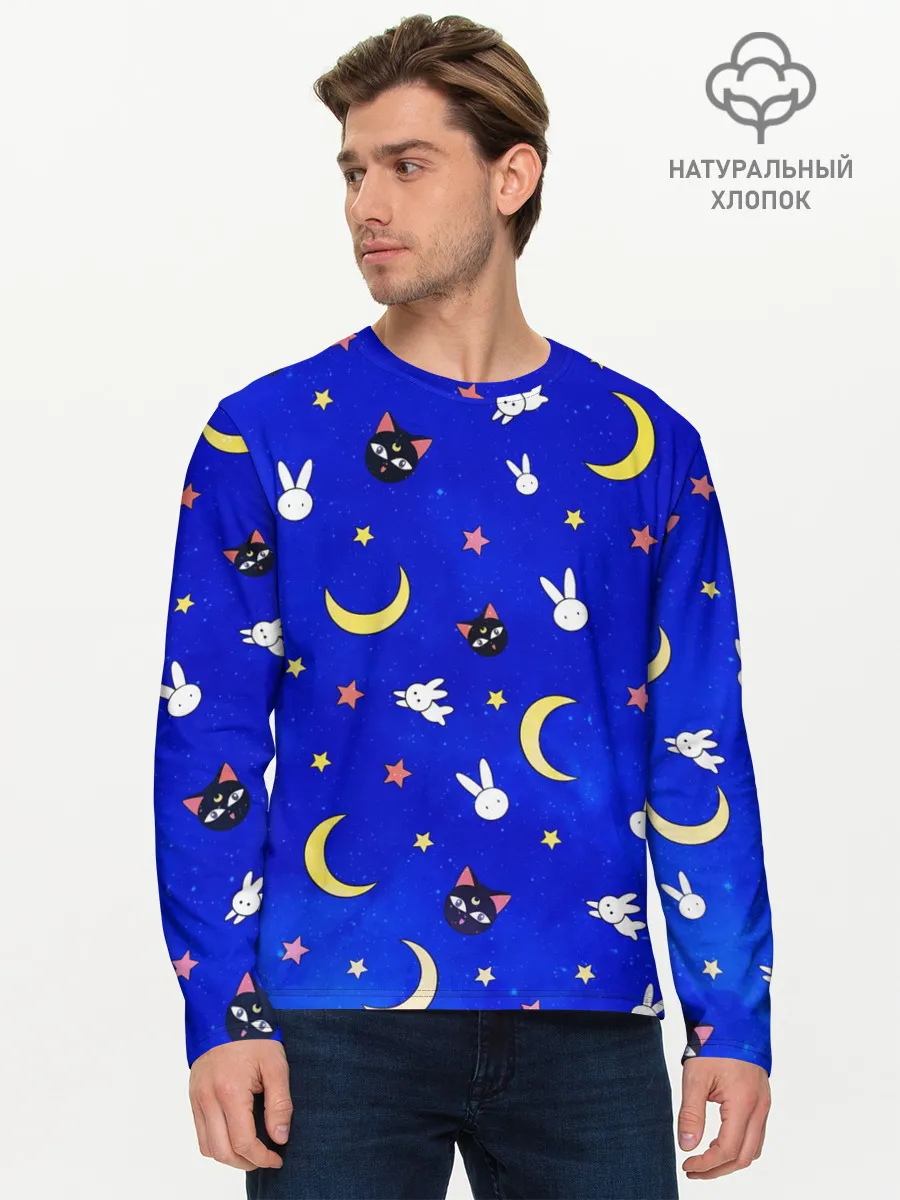 Мужской лонгслив базовый / Sailor Moon