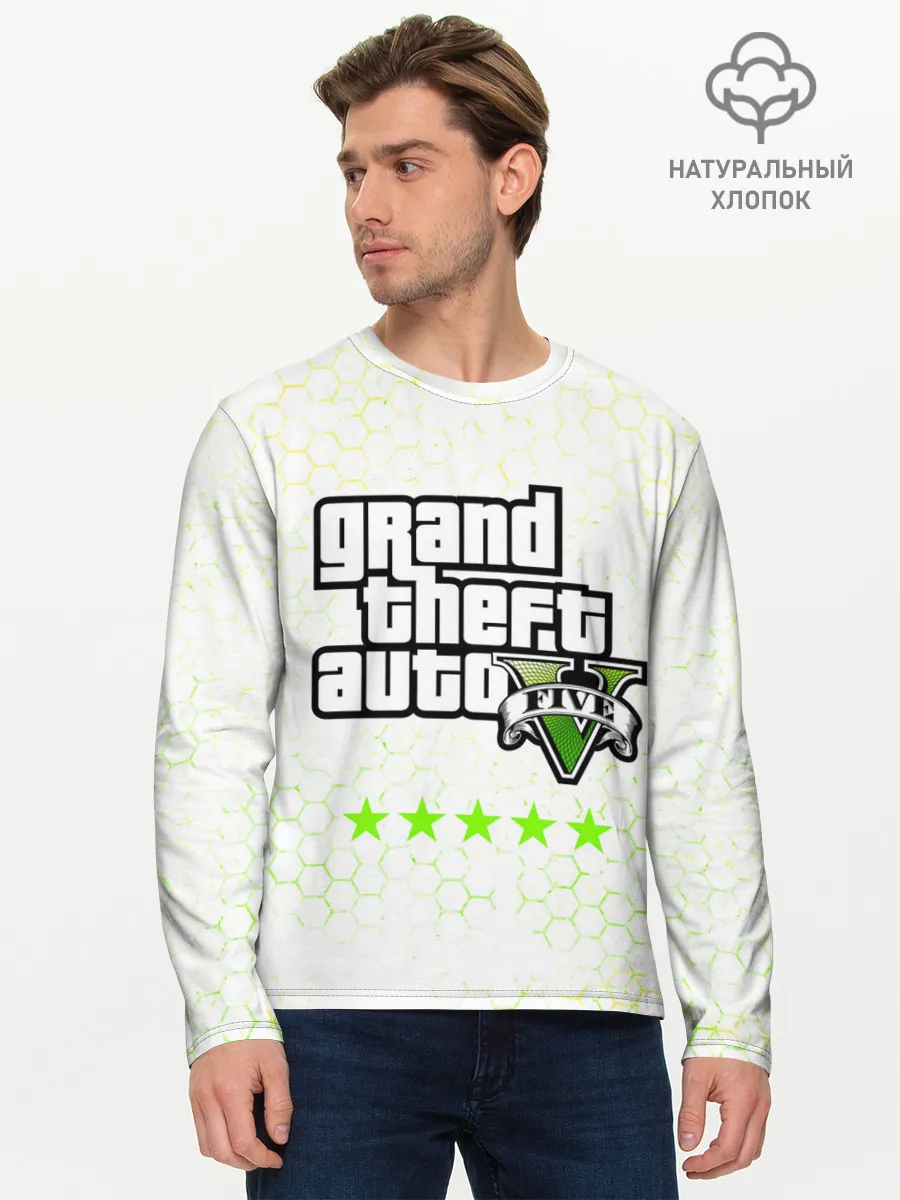 Мужской лонгслив базовый / GTA 5 / ГТА 5