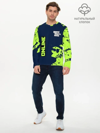 Мужской лонгслив базовый / GTA ONLINE / ГТА ОНЛАЙН