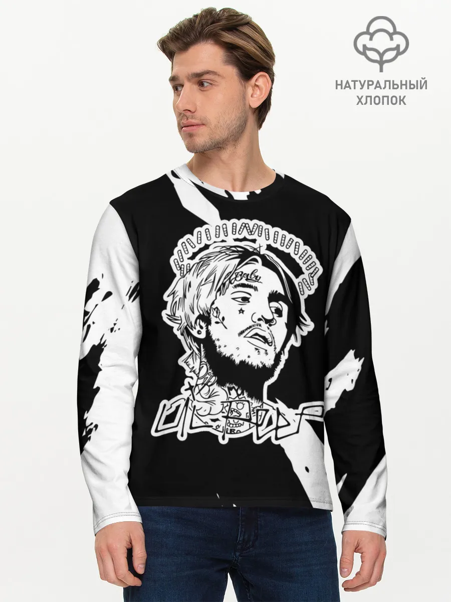 Мужской лонгслив базовый / Lil Peep