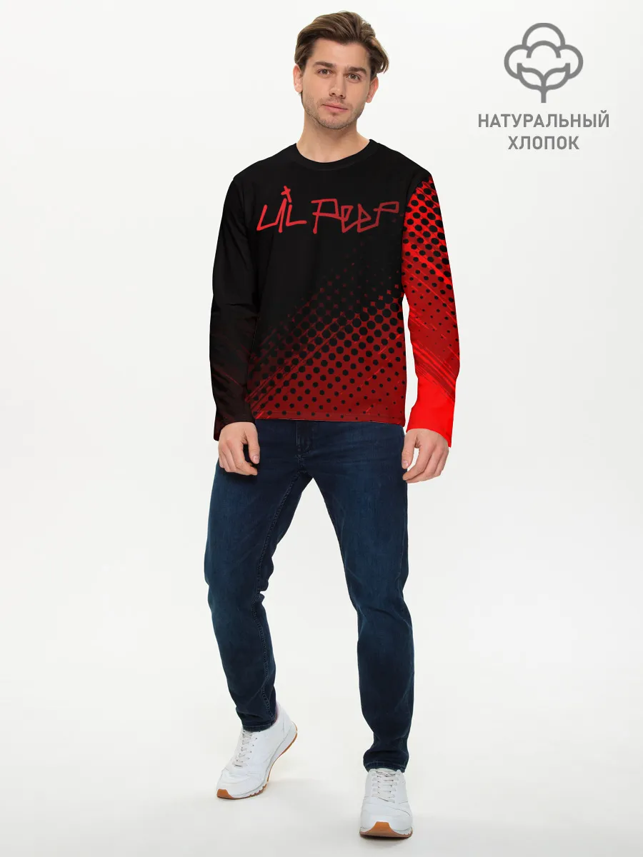 Мужской лонгслив базовый / Lil Peep