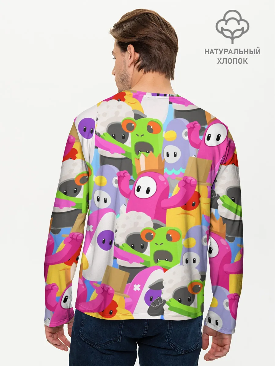 Мужской лонгслив базовый / Fall Guys