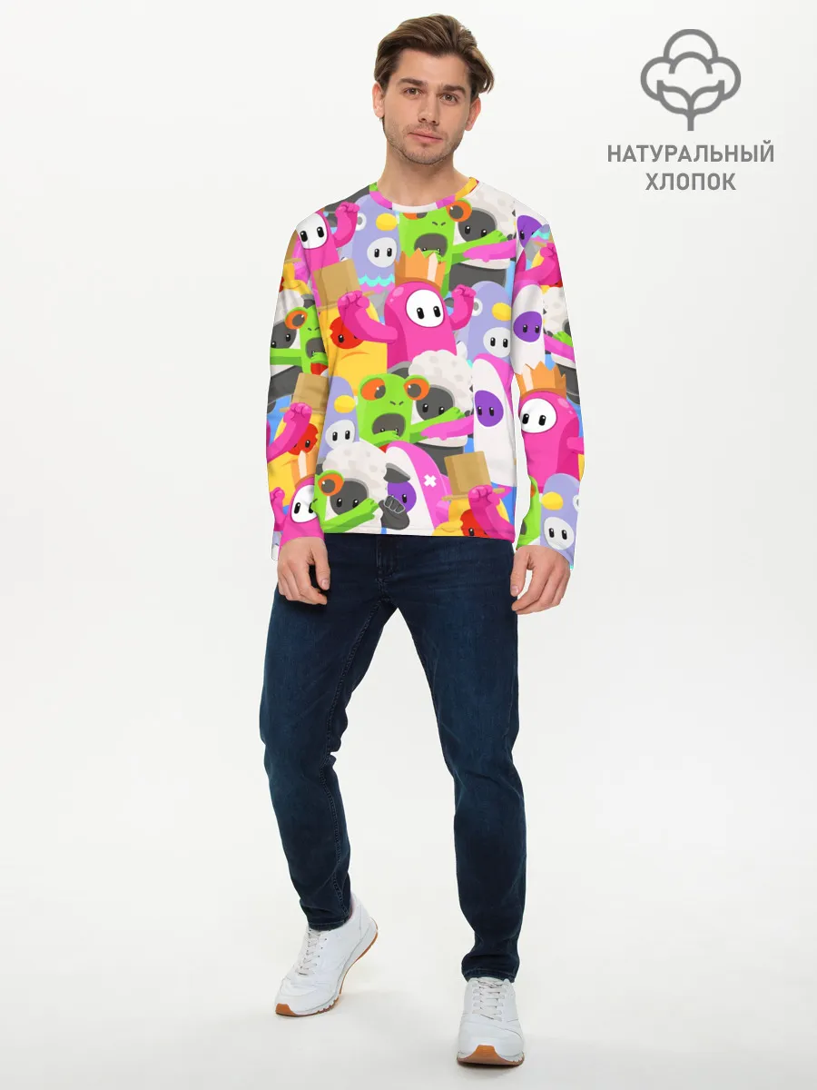 Мужской лонгслив базовый / Fall Guys